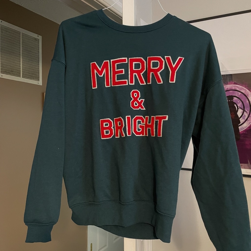 Beach Riot Merry and Bright Crew Neck